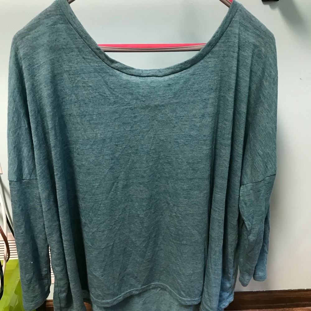 blue shirt